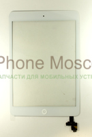 Сенсор iPad mini / iPad mini 2 + кнопка home Белый AAA