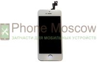 Дисплей + сенсор для iPhone 5S Белый Оригинал (Переклейка)